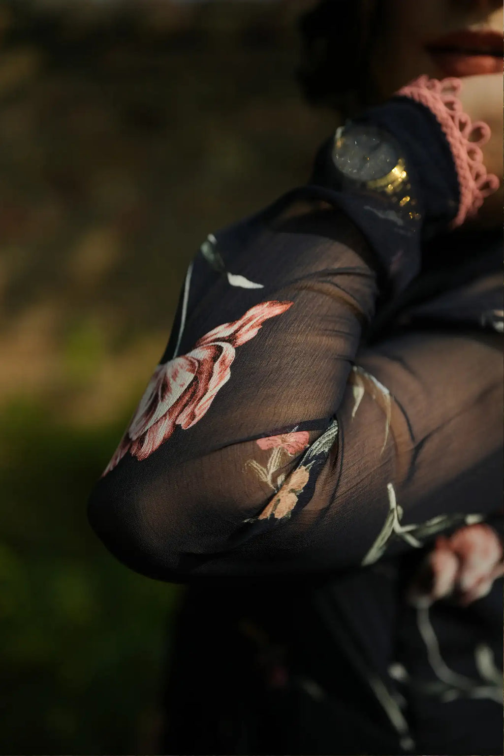 Twilight Garden – 3PC Printed Chiffon & Georgette Suit