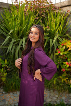 Violet Grace – 2PC Linen Stitched Suit