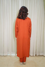 Clay Ember – 2PC Linen Stitched Suit