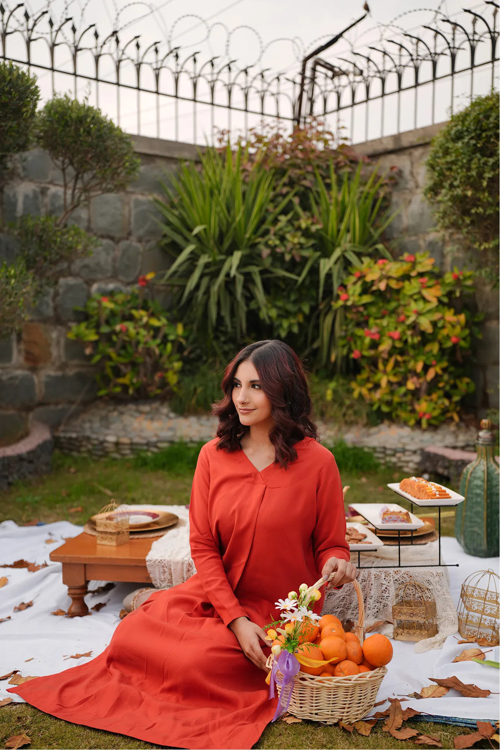 Clay Ember – 2PC Linen Stitched Suit