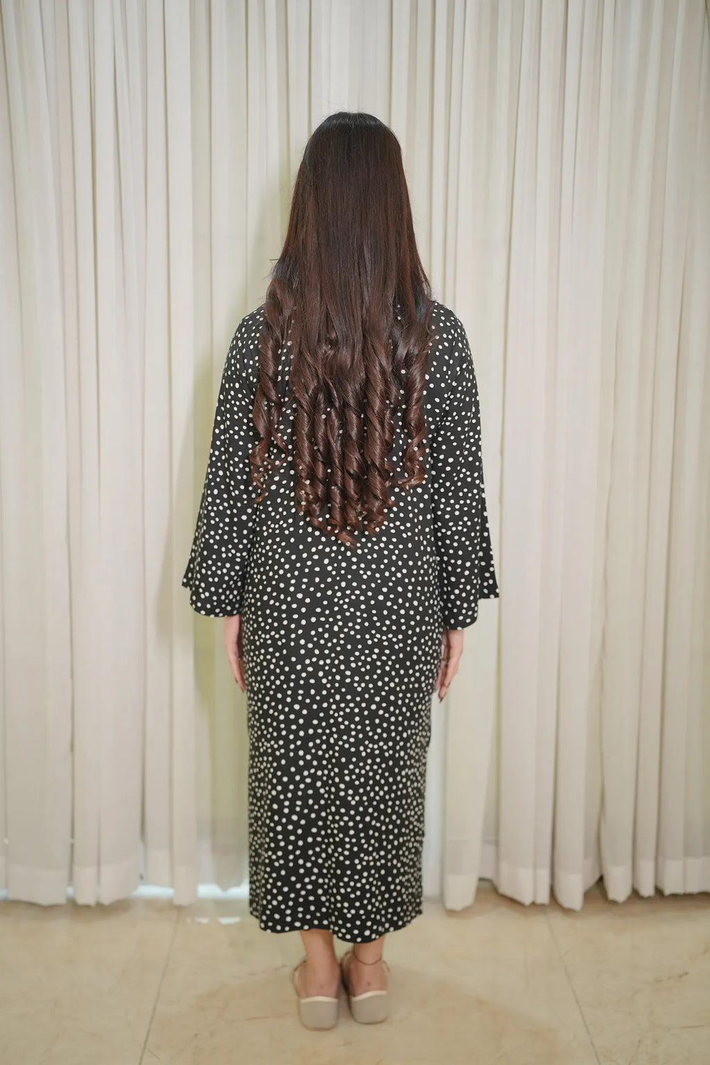 Midnight Petal – 2PC Linen Stitched Suit