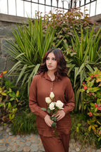Sable Linen – 2PC Linen Stitched Suit